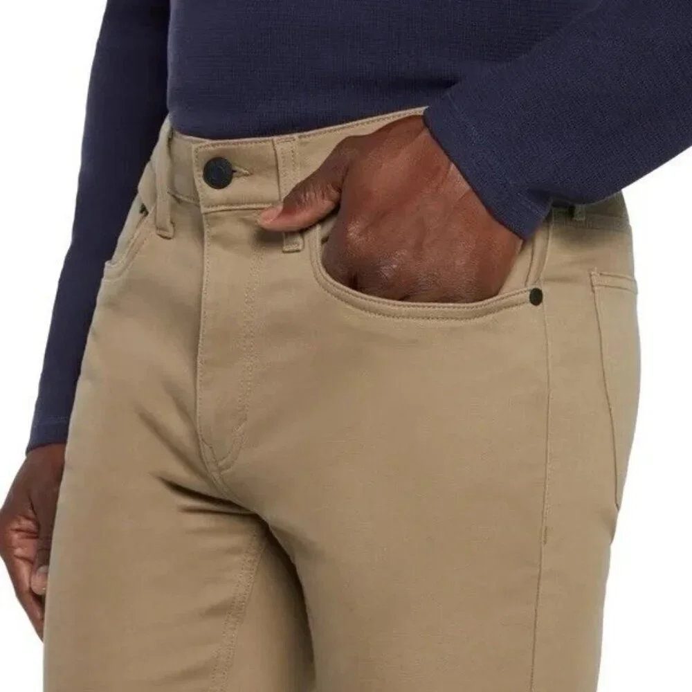 Banana Republic Men's 36x30 5 Pocket Pants Cotton Blend Tan  h1899